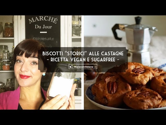 biscotti con farina di castagne vegani