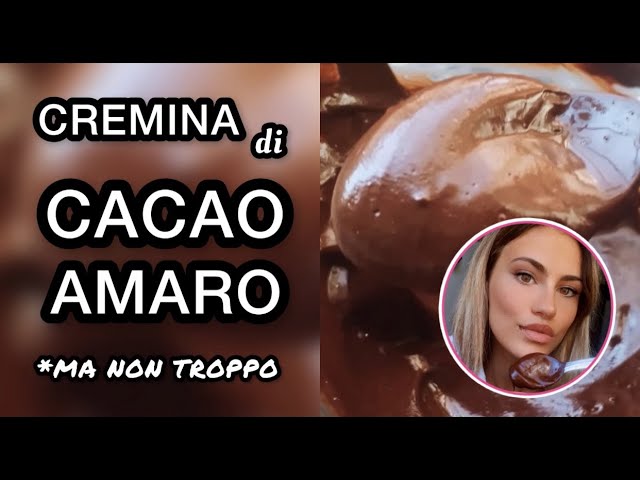 cacao zuccherato al posto di quello amaro