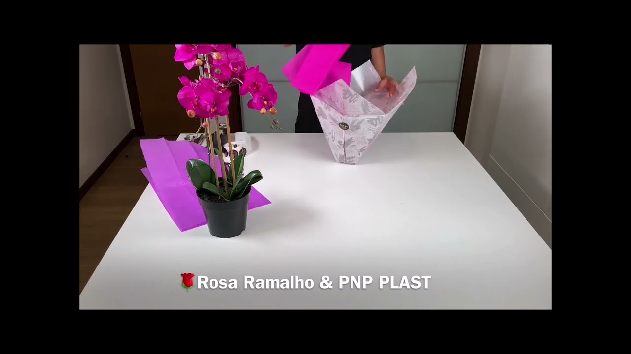 carta per confezionare vasi di fiori