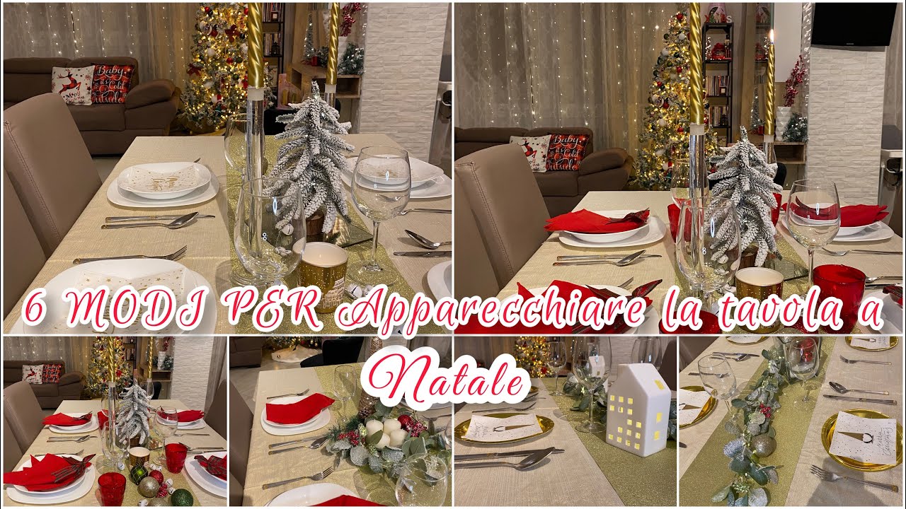 come apparecchiare la tavola a natale fai da te
