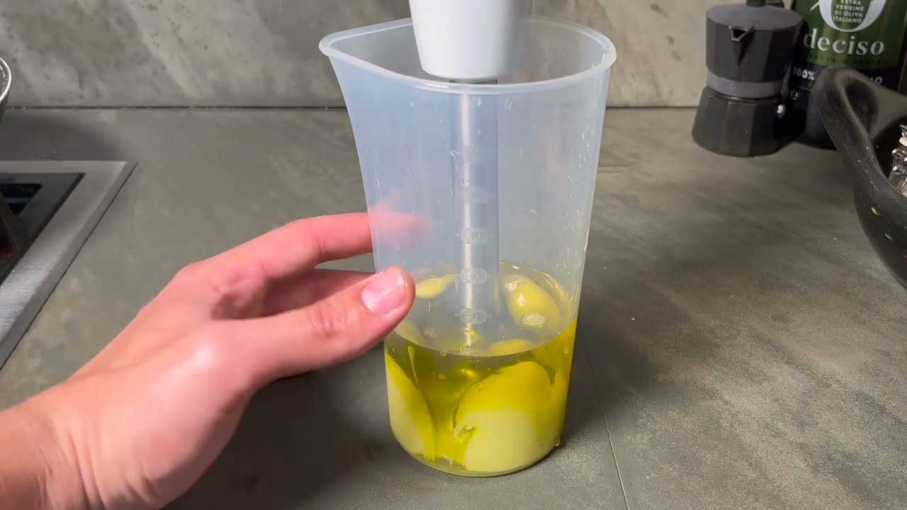 come fare la maionese con olio di oliva