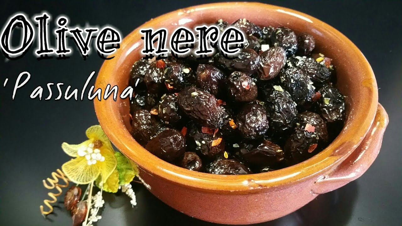 come fare le olive nere sott'olio