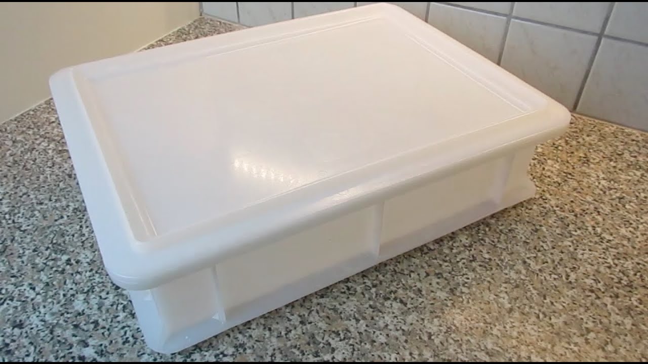 contenitore per lievitazione pizza con coperchio