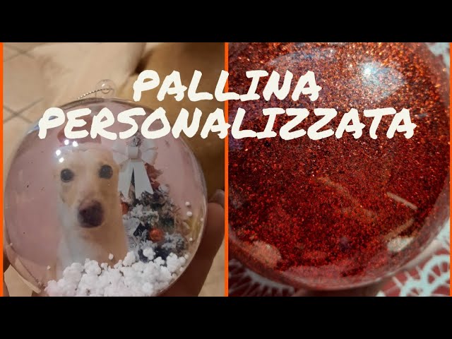 palline di natale con foto digitali