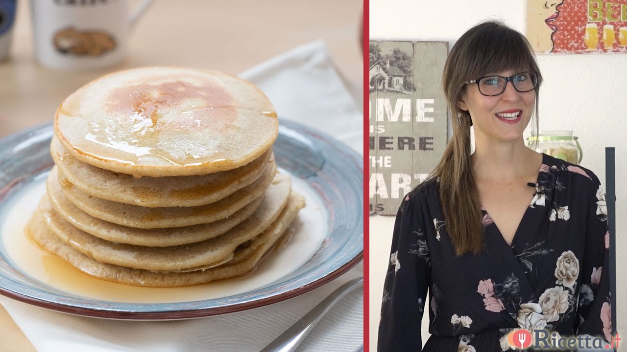 pancake banana e avena e yogurt