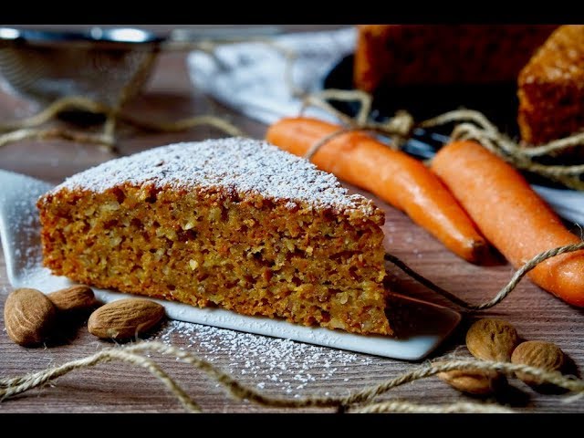 torta trentina con carote e mandorle