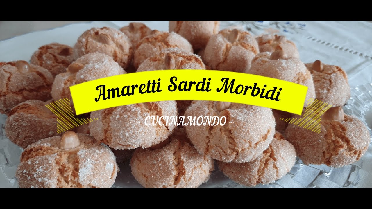 amaretti sardi con farina di mandorle