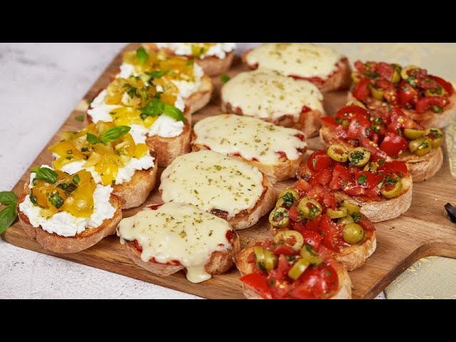 antipasti con pomodori secchi e ricotta
