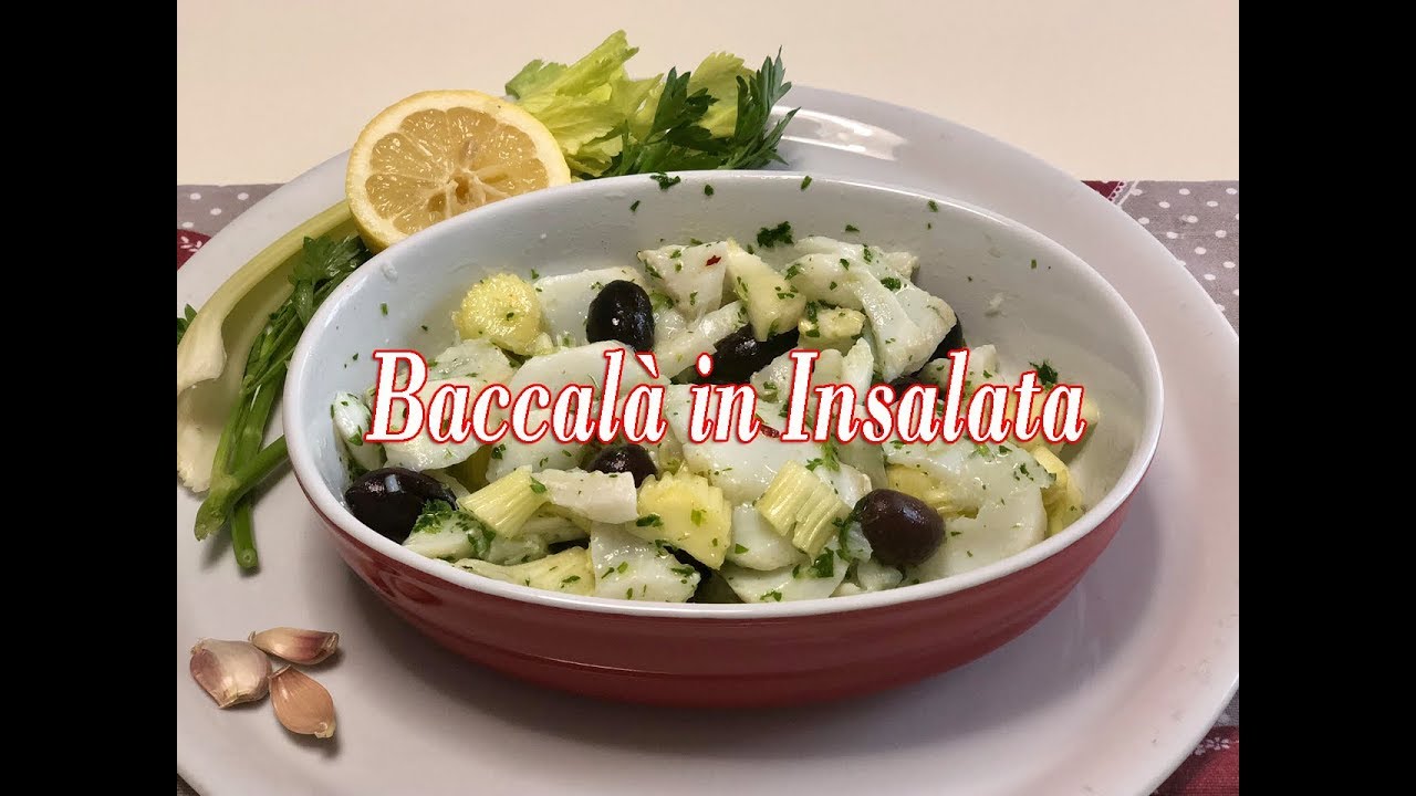 baccalà lesso acqua fredda o calda