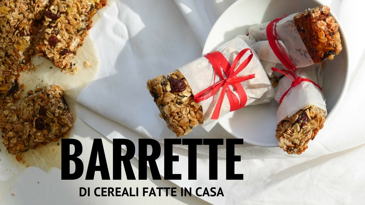 barrette ai cereali kellogg's fatte in casa