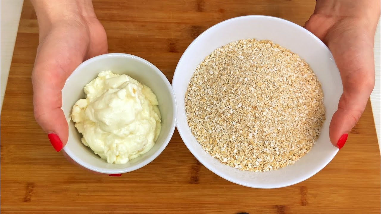 biscotti con farina di avena e yogurt senza uova