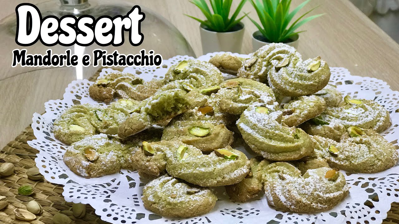 biscotti fiorentini con mandorle e pistacchi