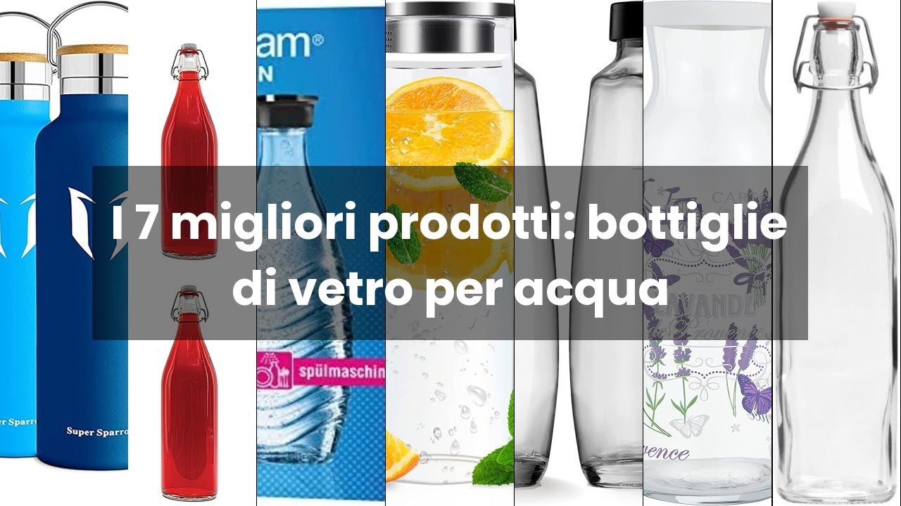 bottiglie di vetro da 2 litri