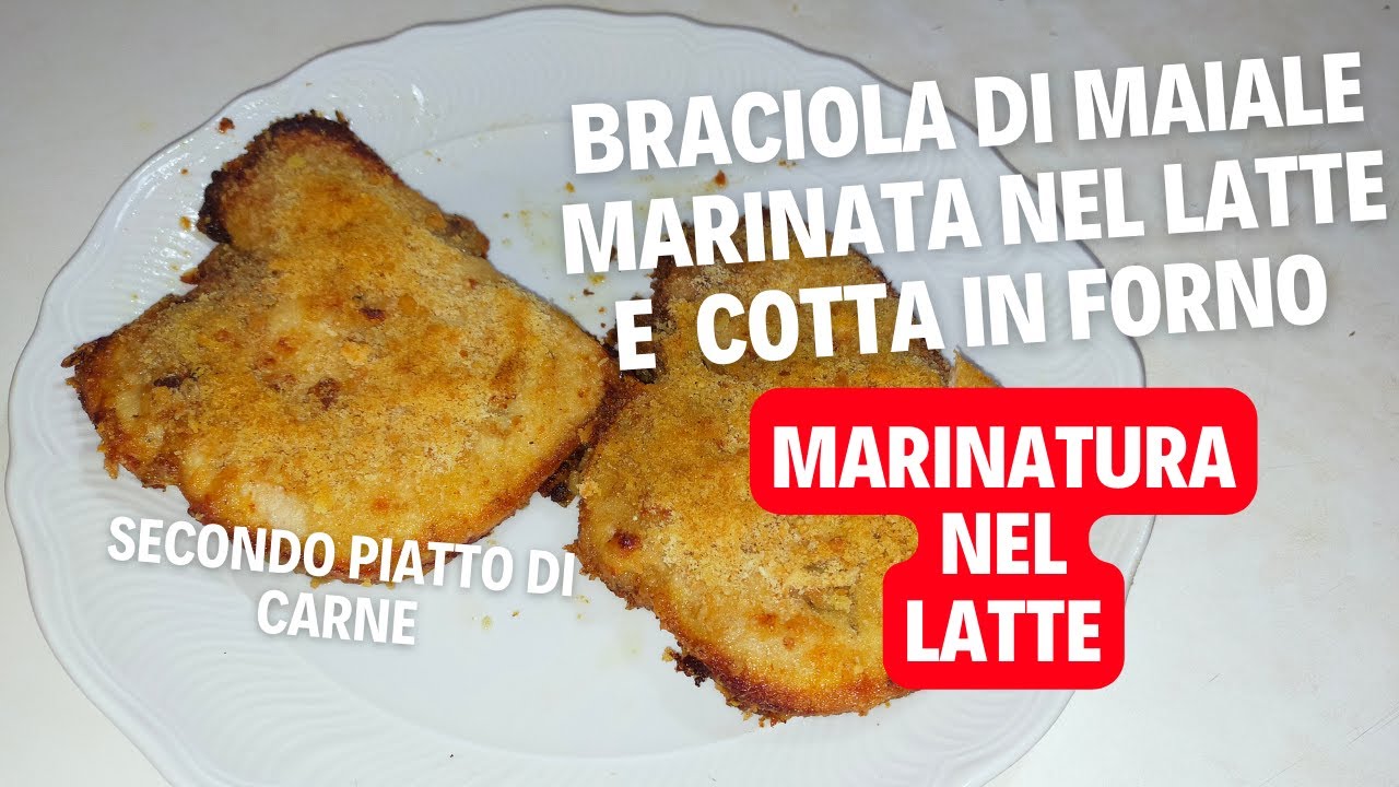 braciole di maiale al latte e rosmarino