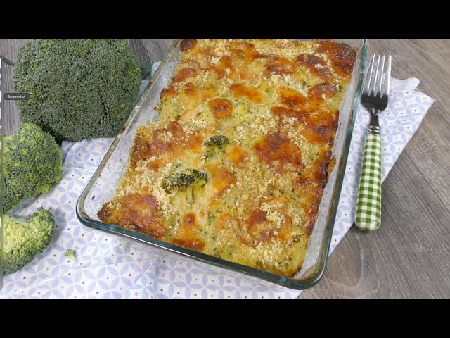 broccoli e patate al forno con formaggio