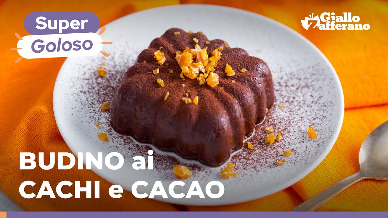 budino di cachi e cacao fit