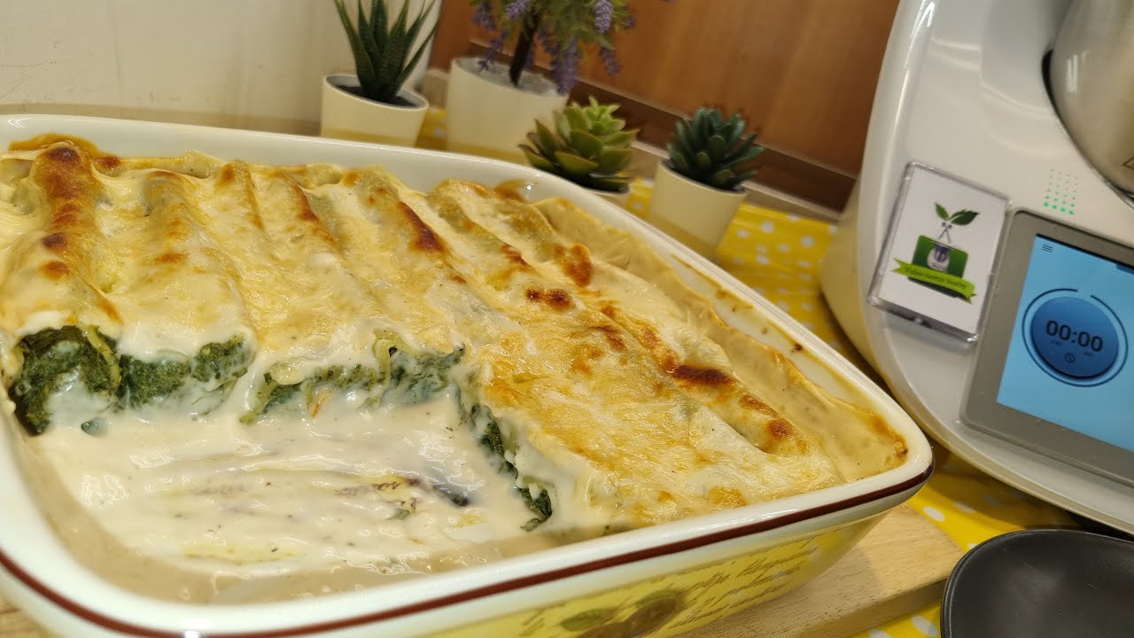 cannelloni con ricotta e spinaci bimby