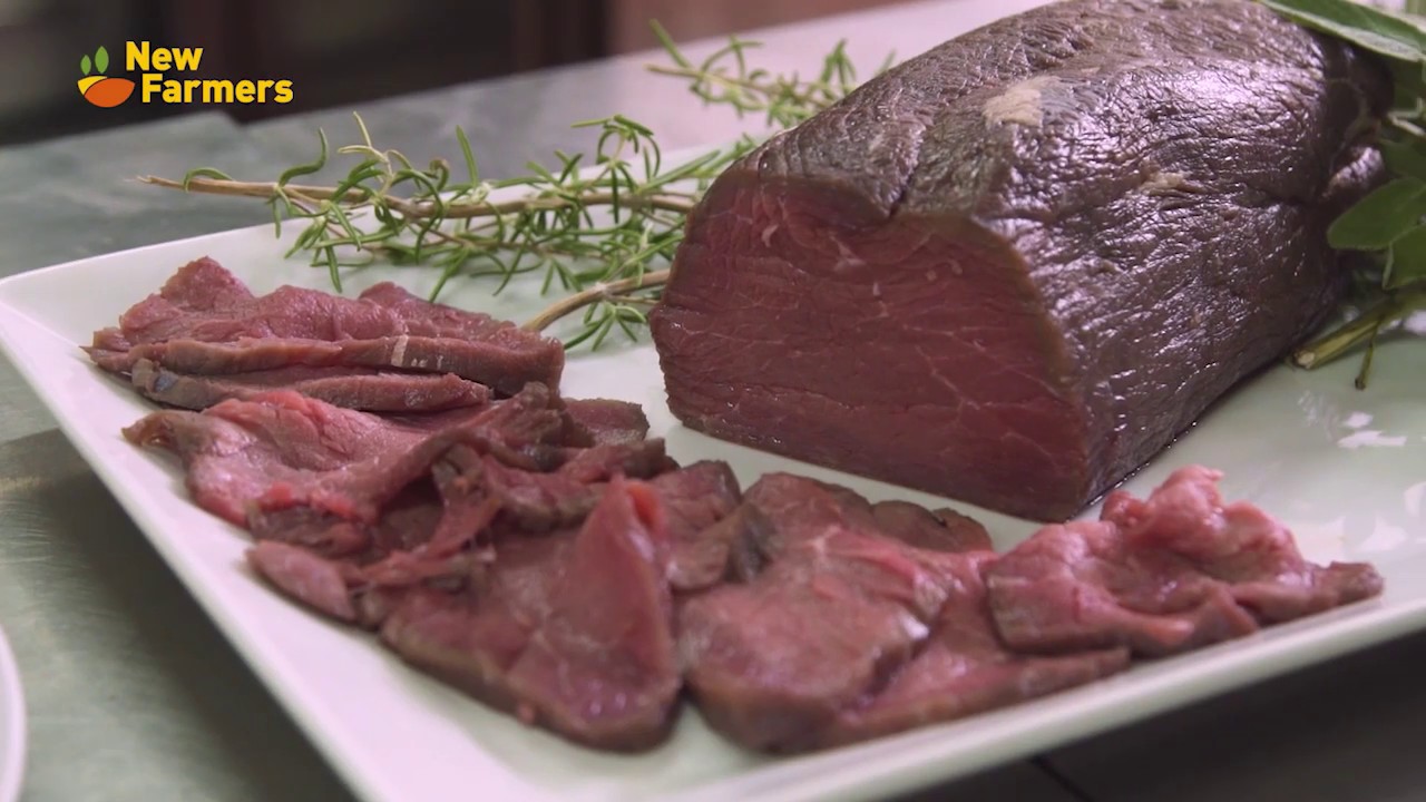 carpaccio di manzo marinato a secco