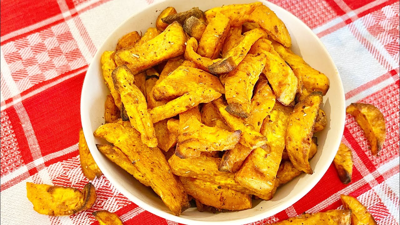 chips patate dolci friggitrice ad aria