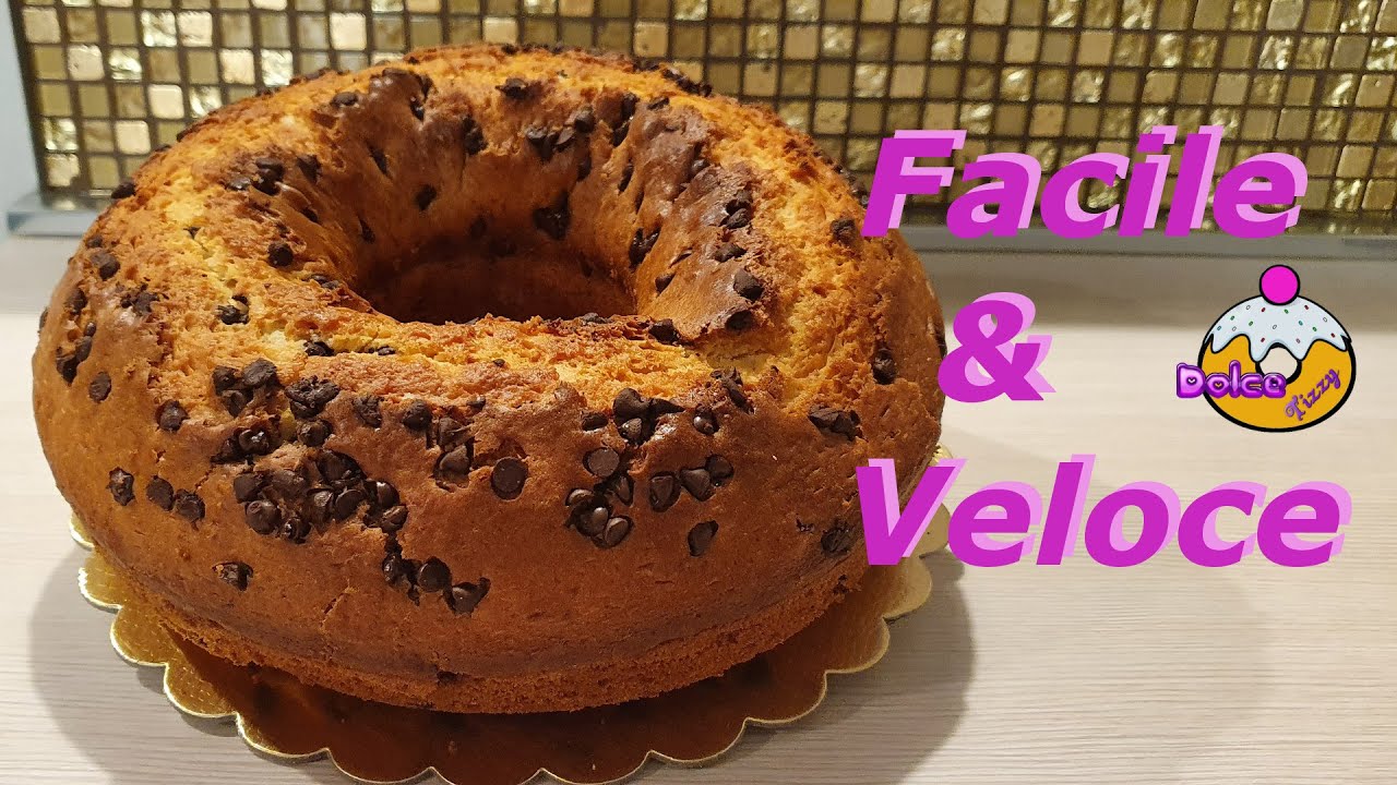 ciambella con gocce di cioccolato bimby