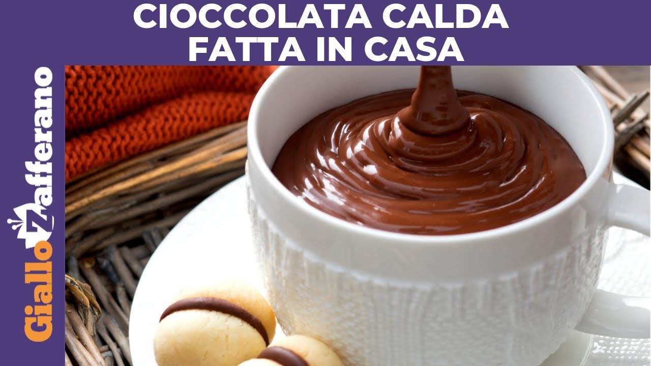 cioccolata calda con cioccolato al latte