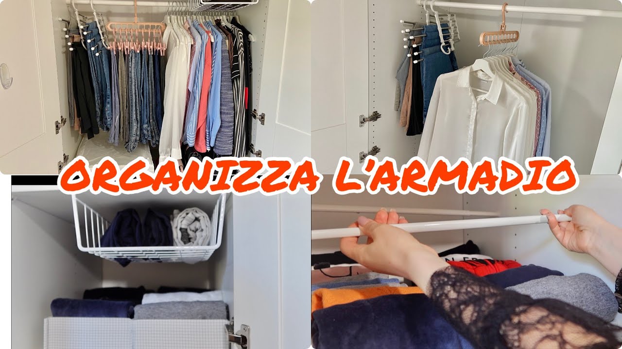 come sistemare l interno dell armadio