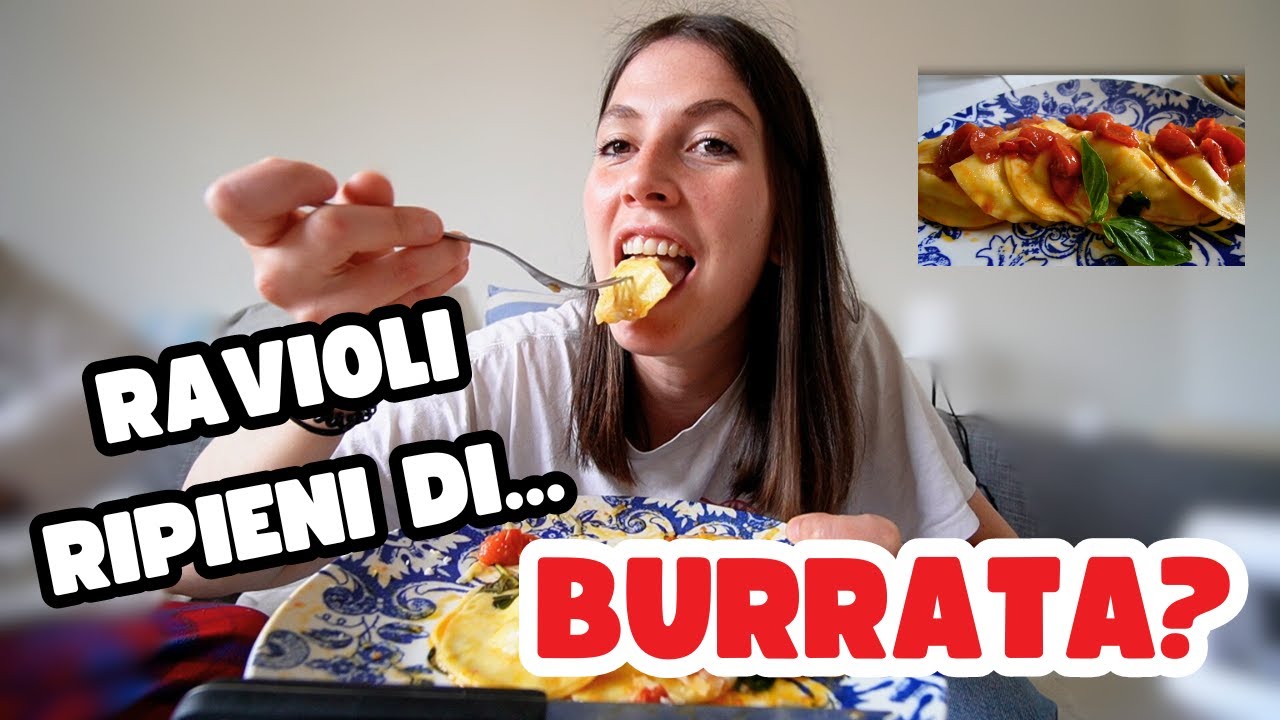 condimento per ravioli ripieni di burrata