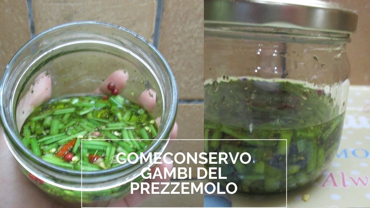 cosa fare con i gambi del prezzemolo