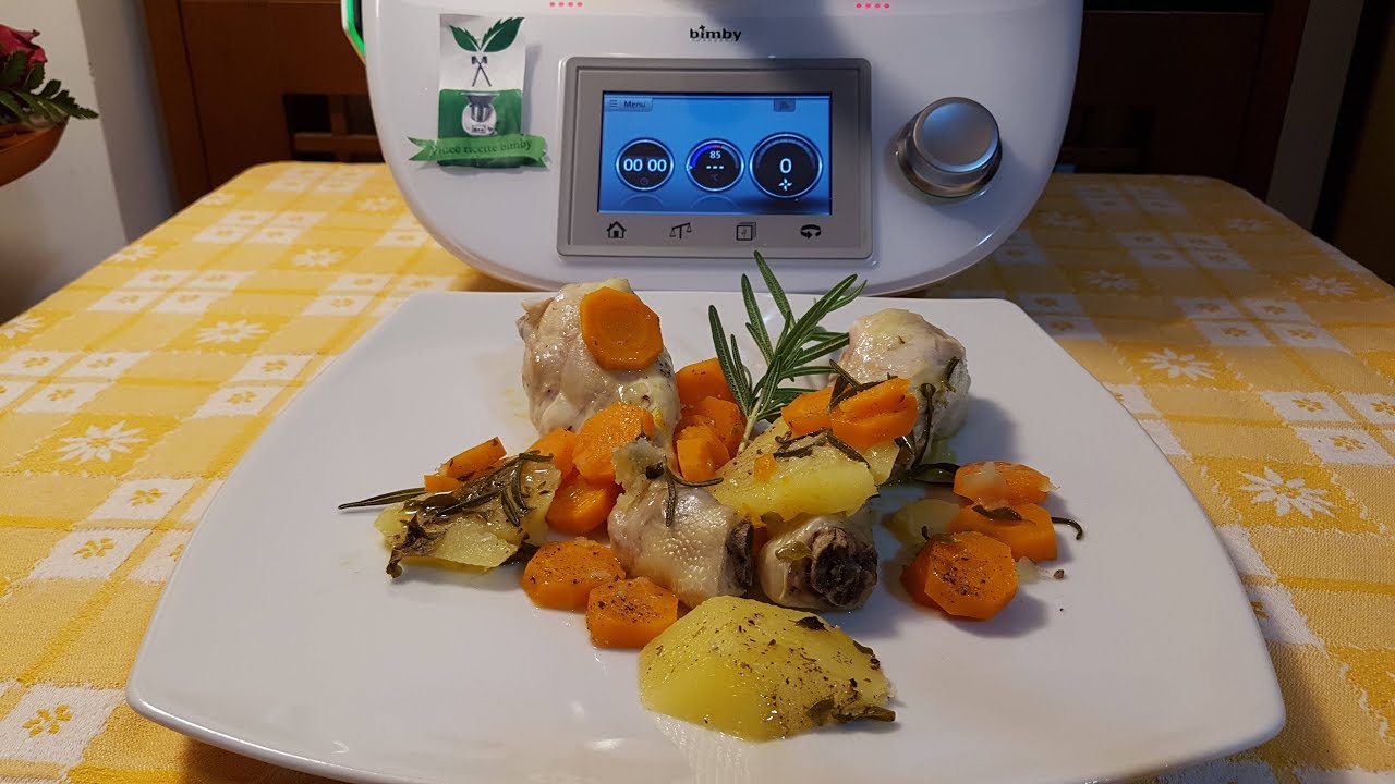 cosce di pollo al varoma bimby
