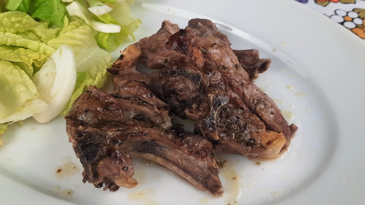 costolette di agnello al forno cottura lenta