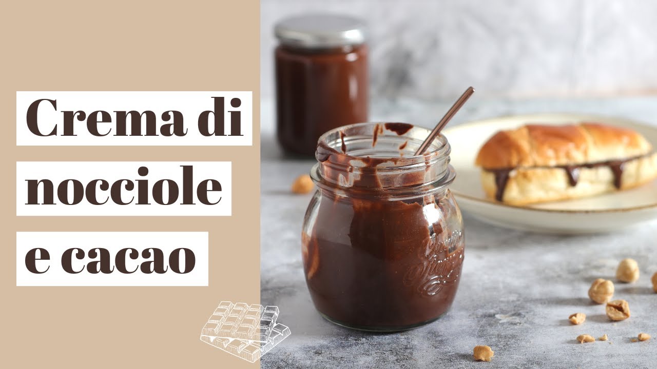 crema di nocciole bimby con cacao