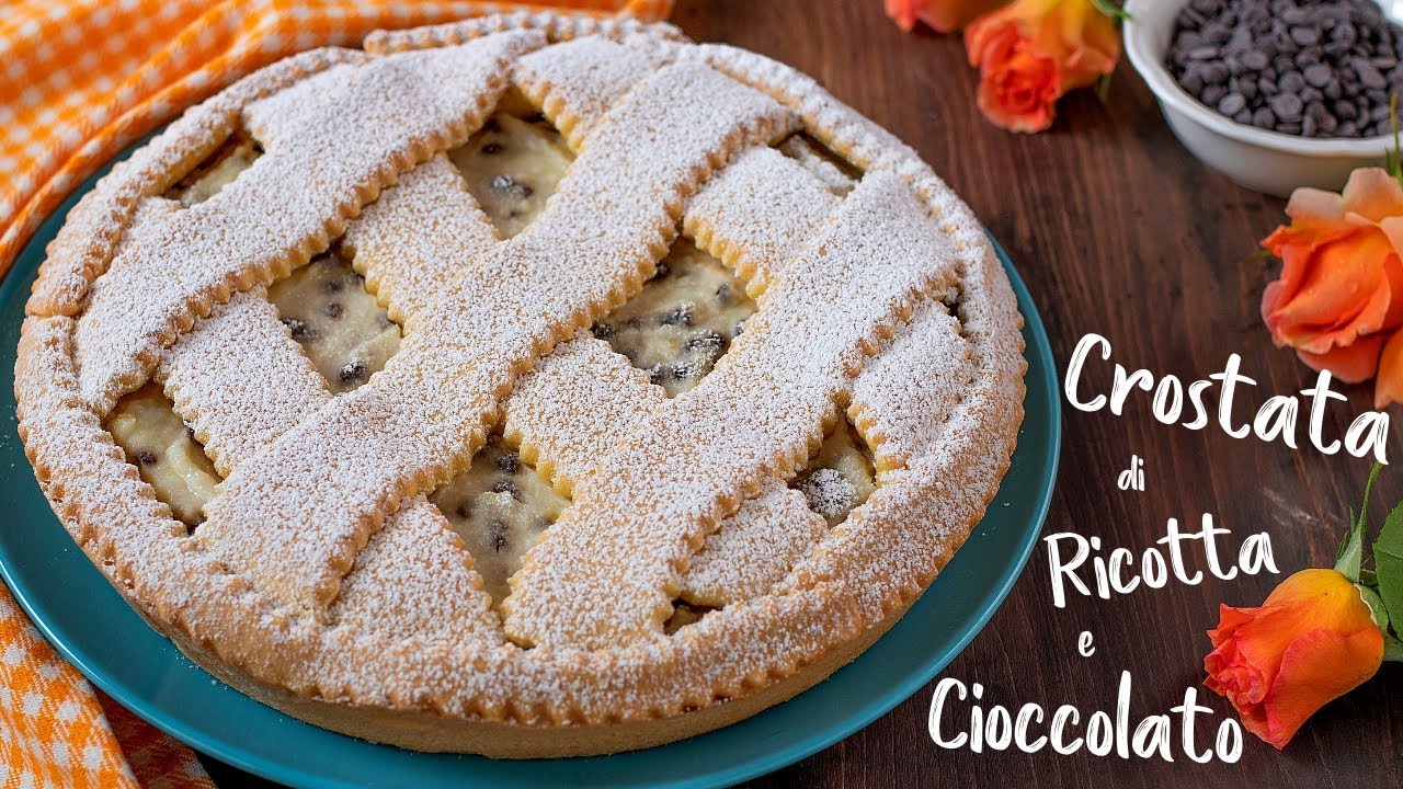 crostata di ricotta e cioccolato con bimby