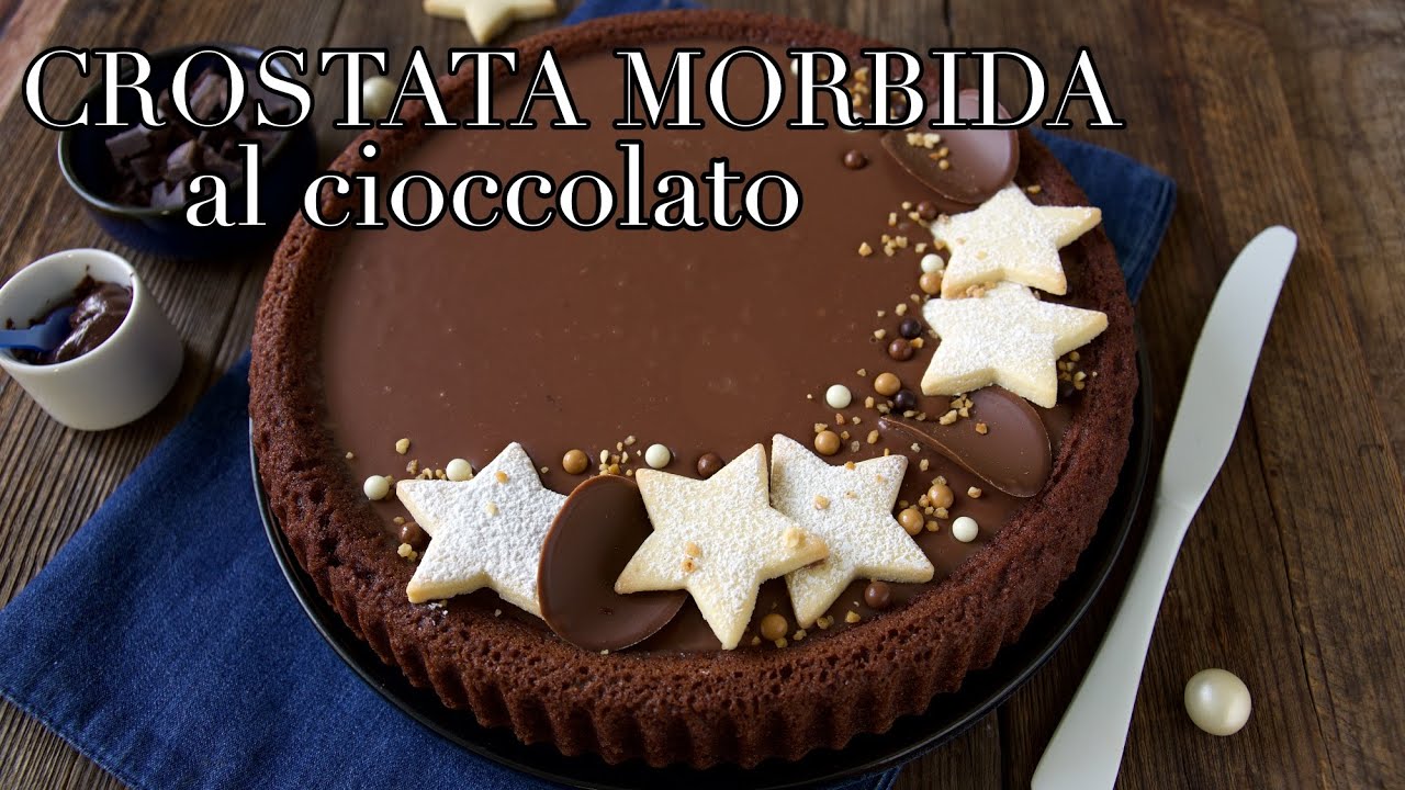 crostata morbida al cioccolato stampo 28 cm