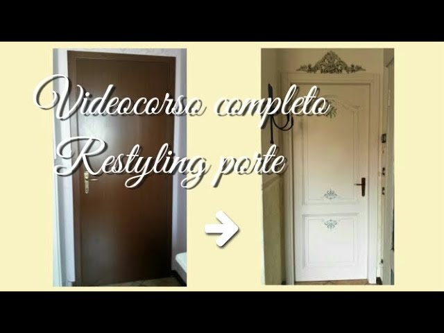 decorazione porta ingresso fai da te