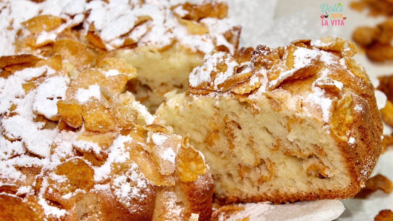 dolce con corn flakes e yogurt