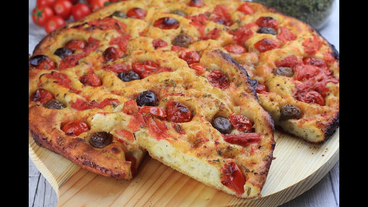 focaccia barese solo con farina 00