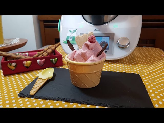 gelato fragola bimby senza latte congelato