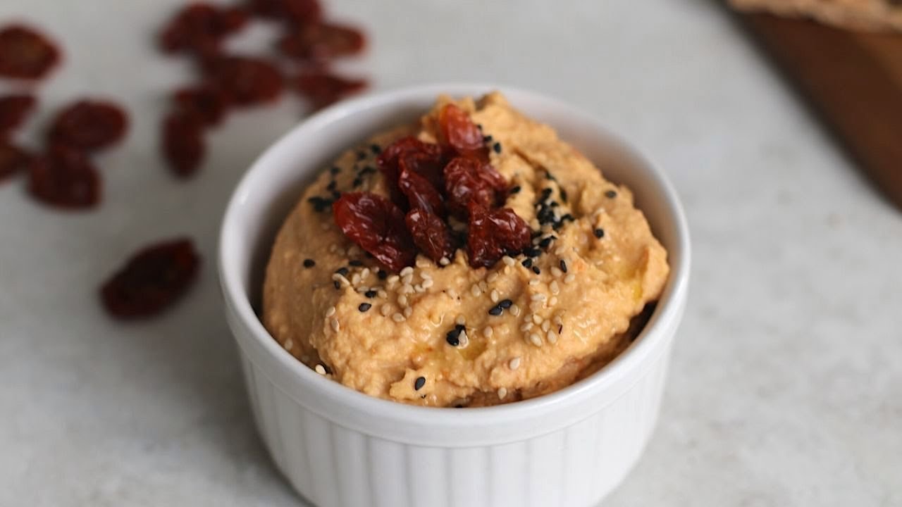 hummus di cannellini e pomodori secchi