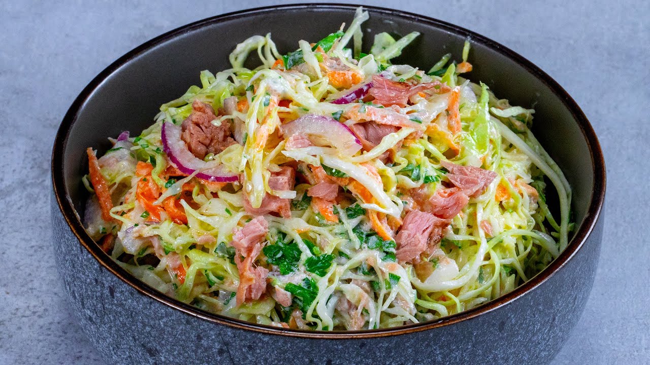 insalata con il tonno in scatola