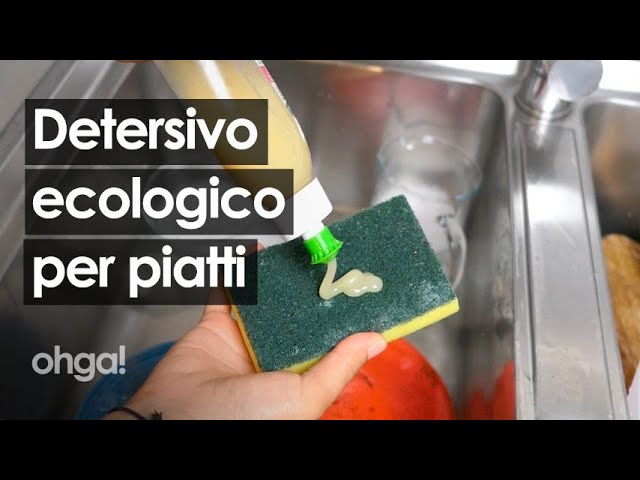 lavare i piatti con detersivo per bucato