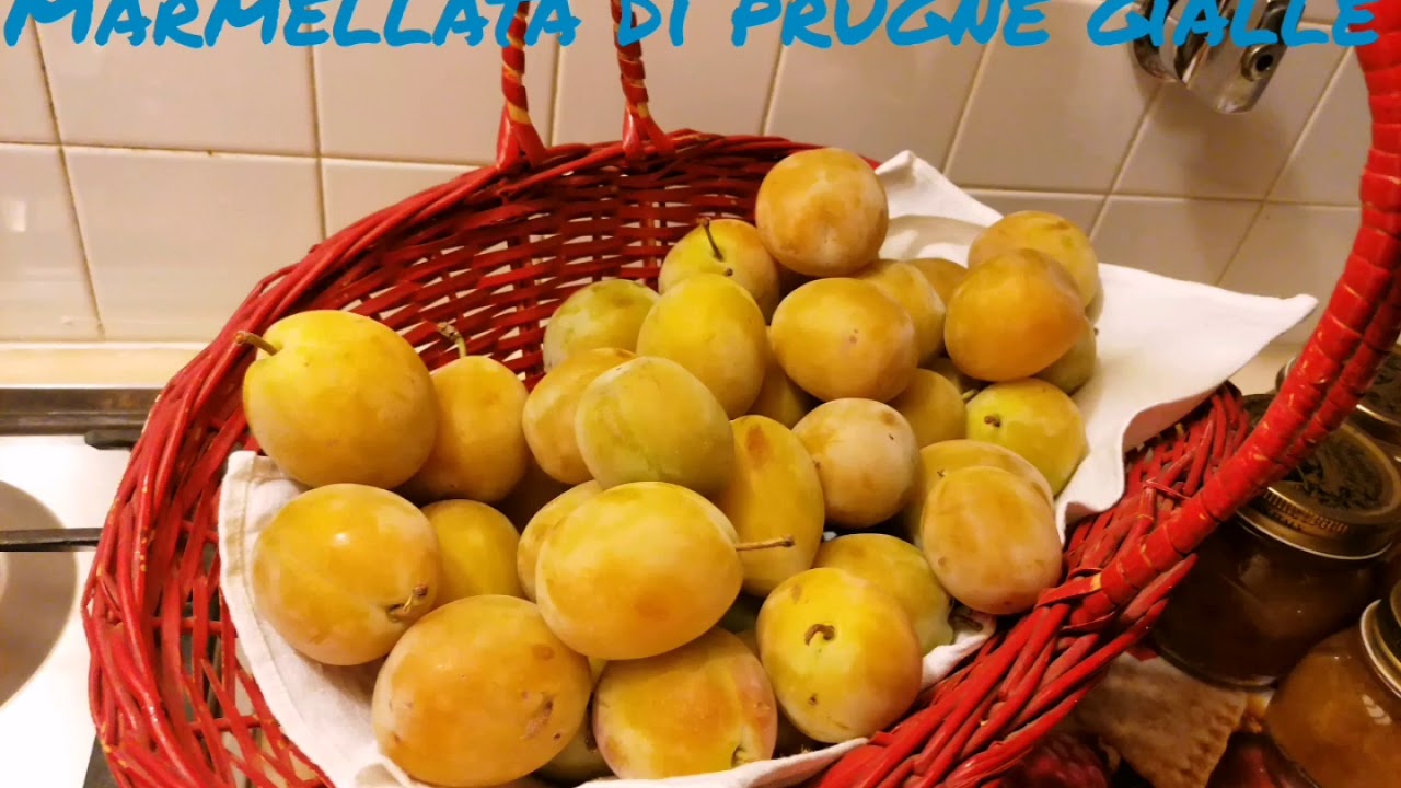 marmellata di prugne gialle ricetta della nonna