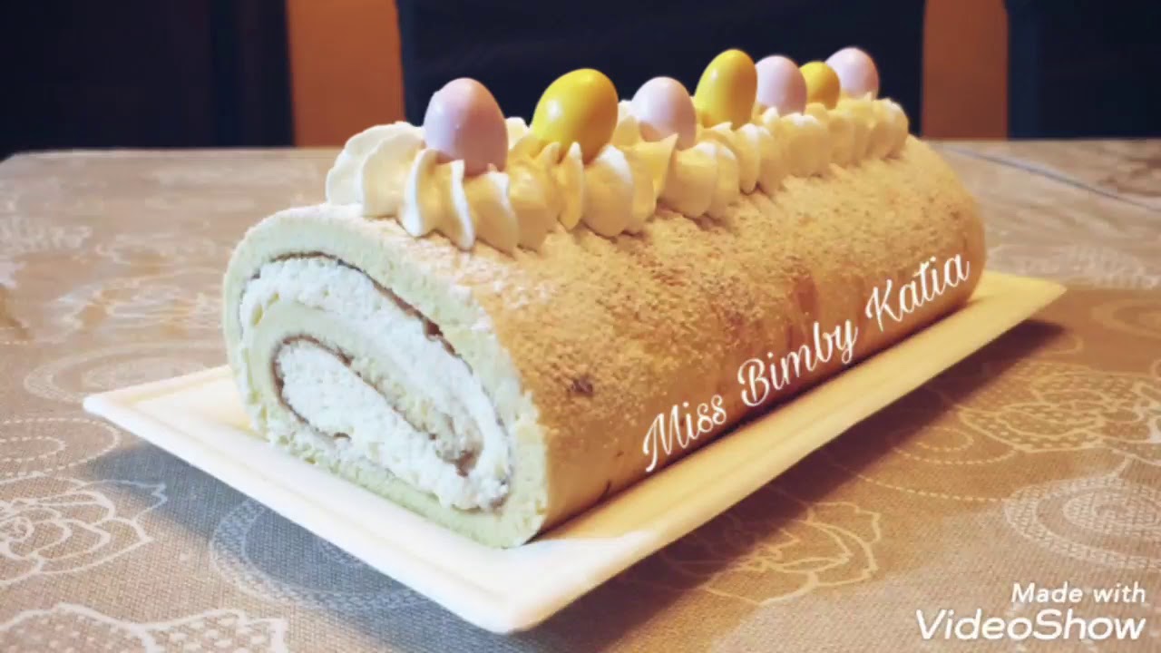pan di spagna per rotolo bimby