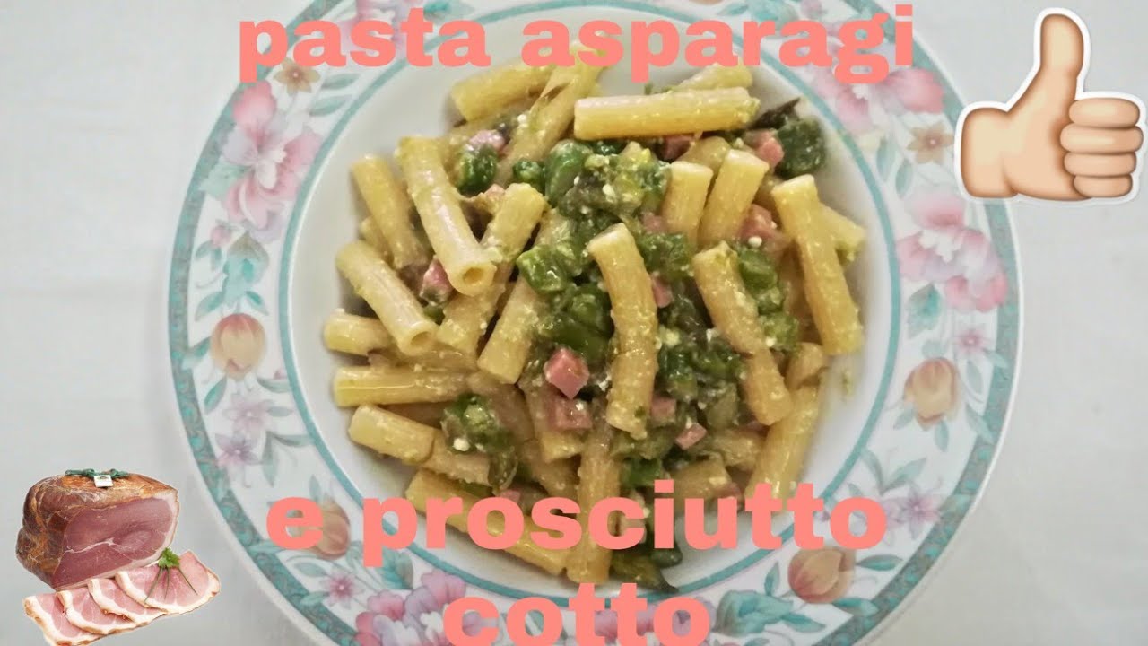 pasta asparagi e prosciutto cotto senza panna