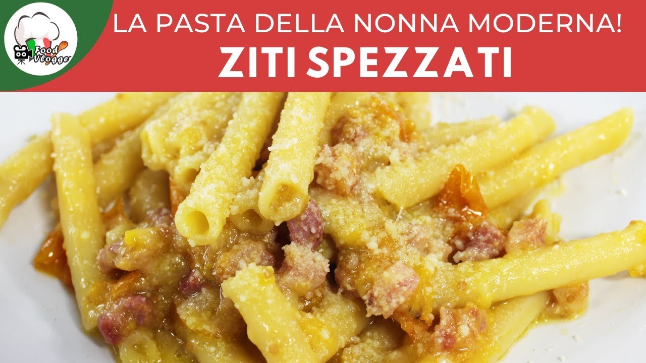 pasta con datterini gialli e pancetta