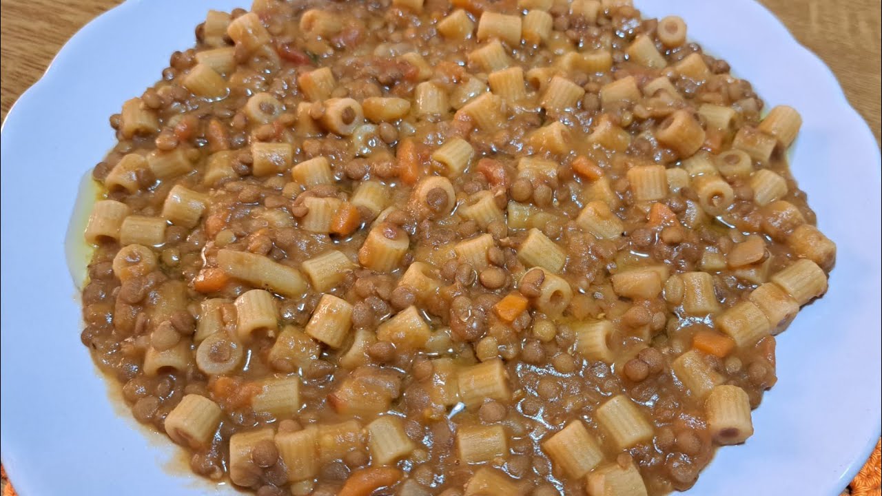 pasta con le lenticchie alla siciliana