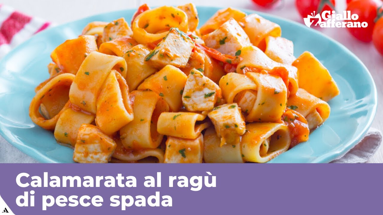 pasta con pesce spada e pomodorini e capperi