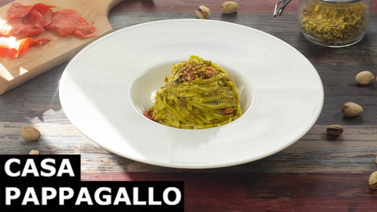 pasta con pesto di pistacchio e tonno