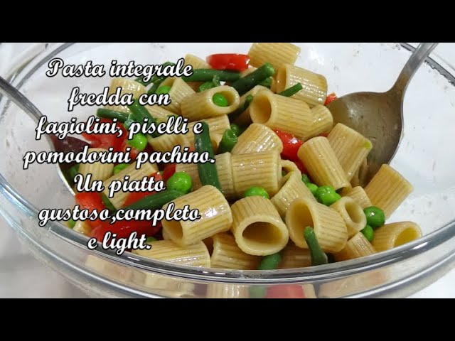 pasta fredda con piselli e pomodorini