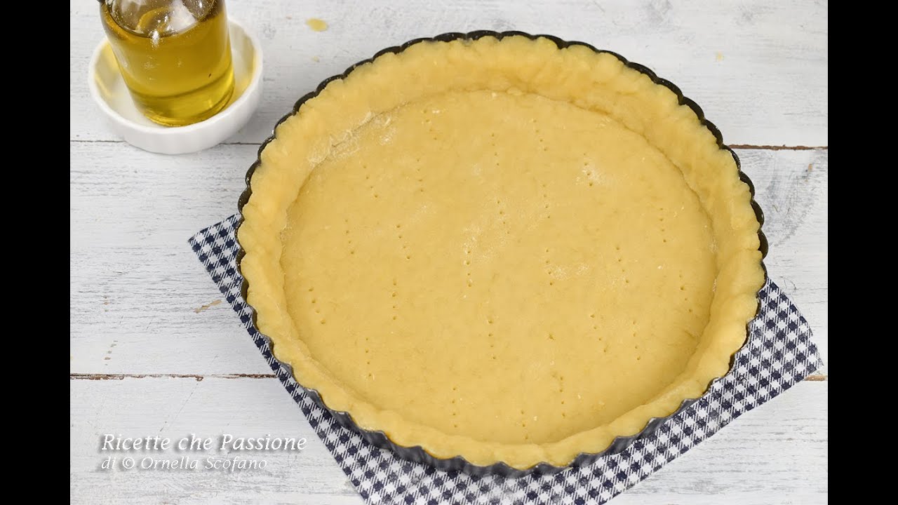 pasta frolla con olio d oliva