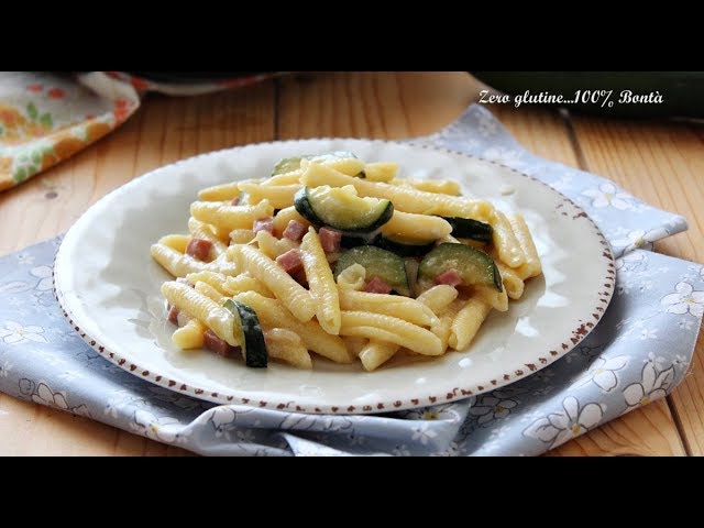 pasta zucchine e prosciutto cotto senza panna